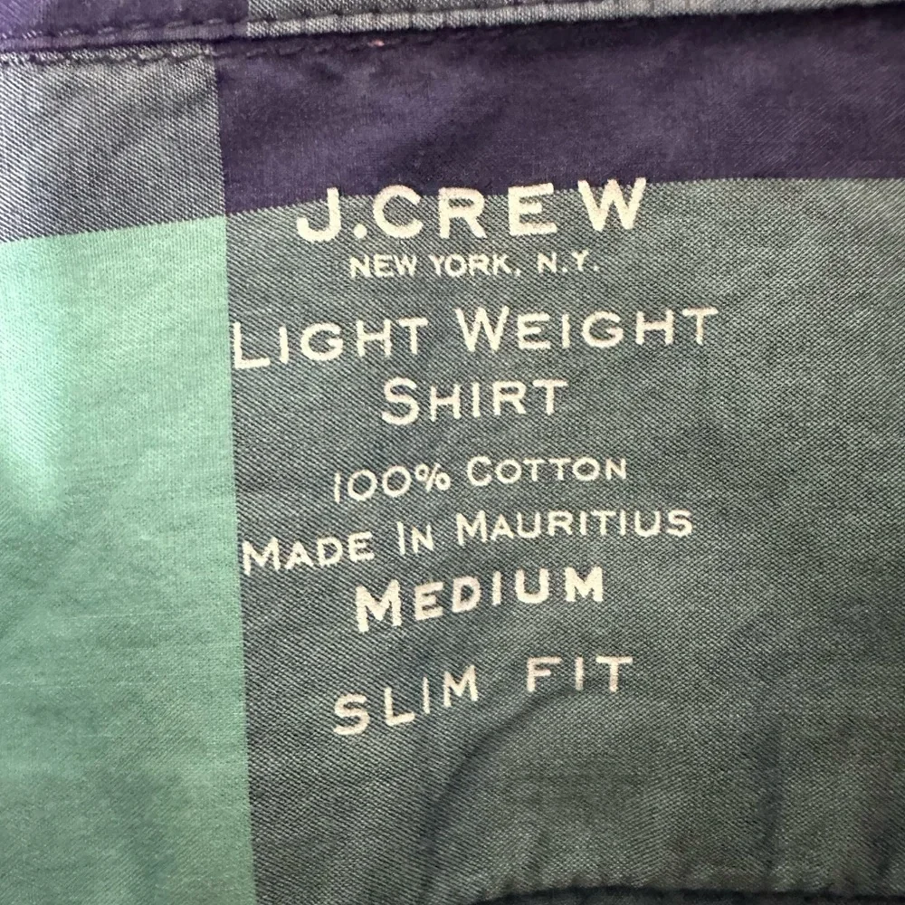 J.Crew Light Weight Shirt Plaid